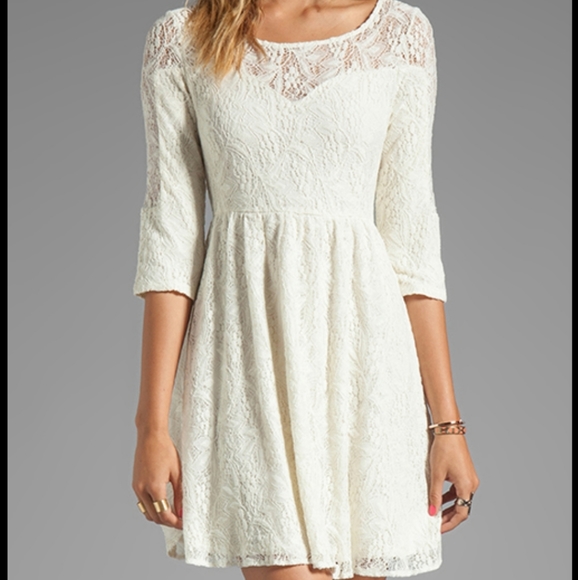 Free People Shake It Up Dress Lace Overlay - Picture 4 of 16